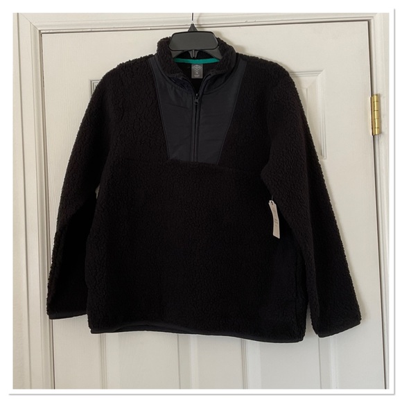 St. John’s Bay Sherpa 1/2 Zip Pullover - Picture 2 of 3